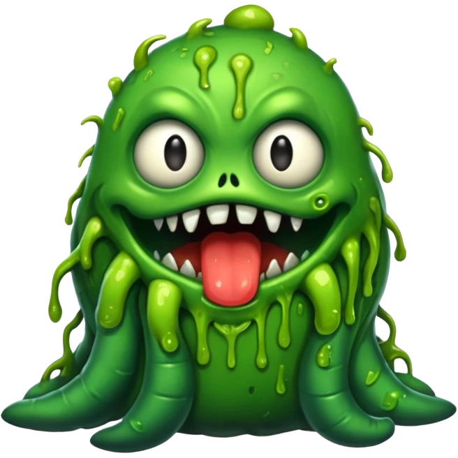 A garbage monster  emoji
