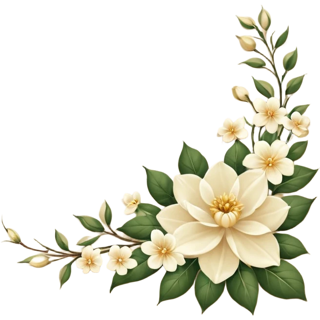 цветы полевые beige emoji