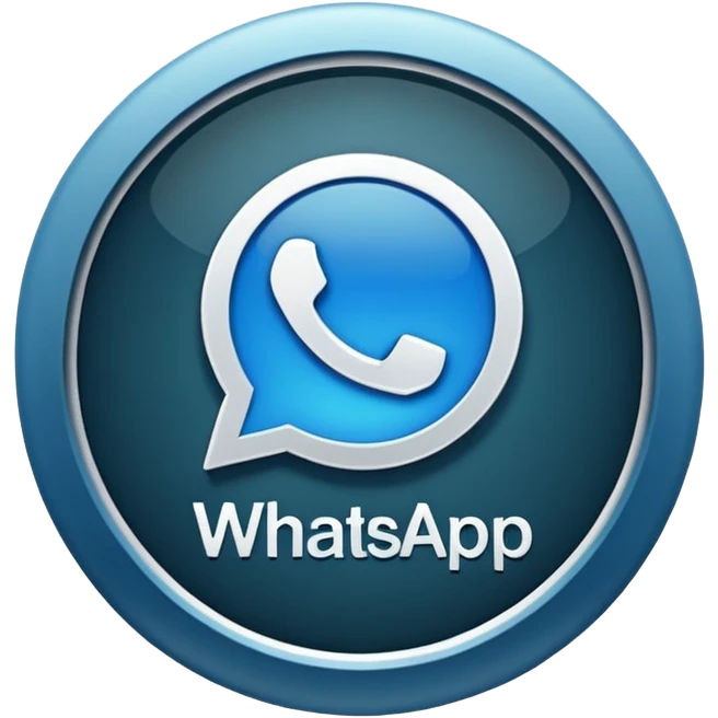 badge bleu du compte WhatsApp et Facebook certifié emoji
