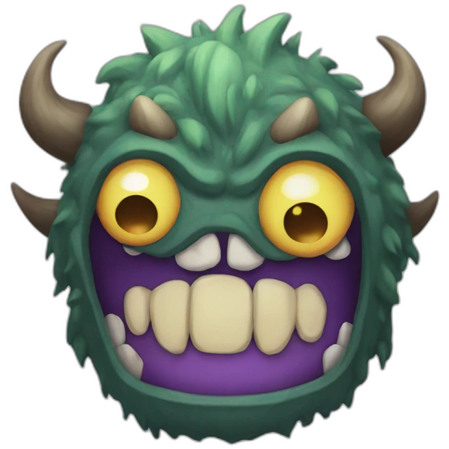 monstre monster anime emoji