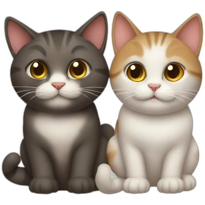 couple cat emoji