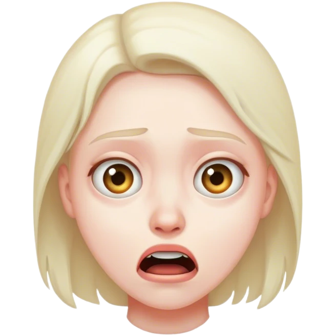 Scared emoji