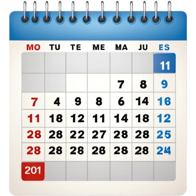 calendar emoji