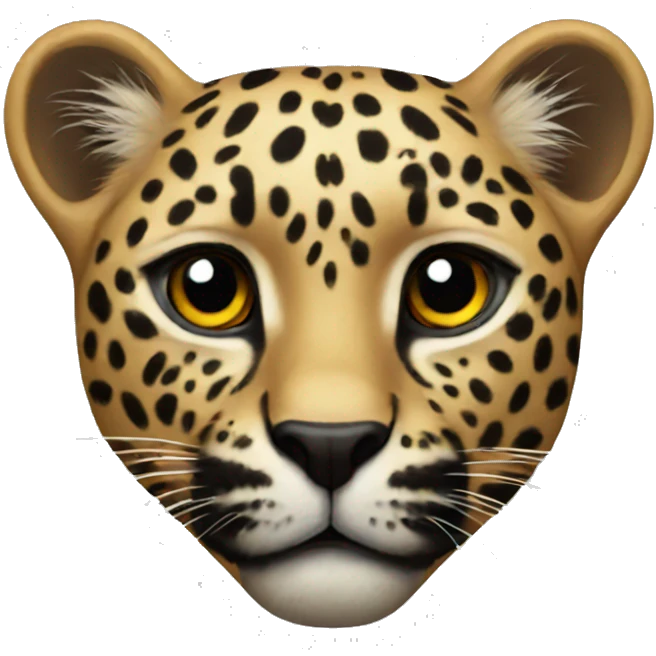 Leopard heart emoji