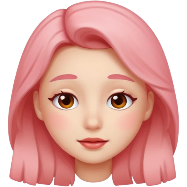 Blushing emoji