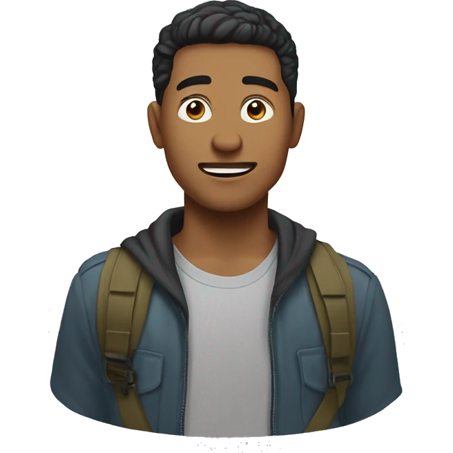 perpaduan emote 😐 tapi mingkem keatas emoji