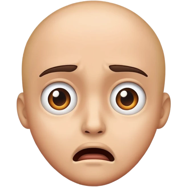 scared face emoji
