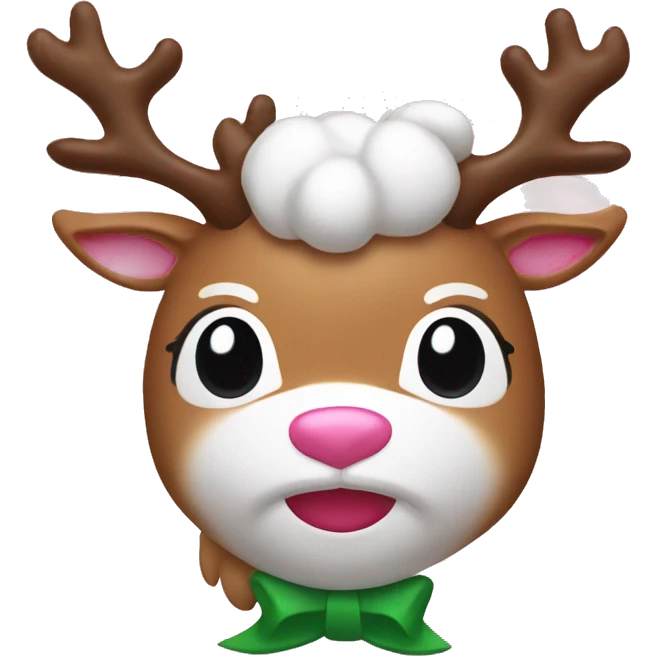 Hello kitty reindeer  emoji