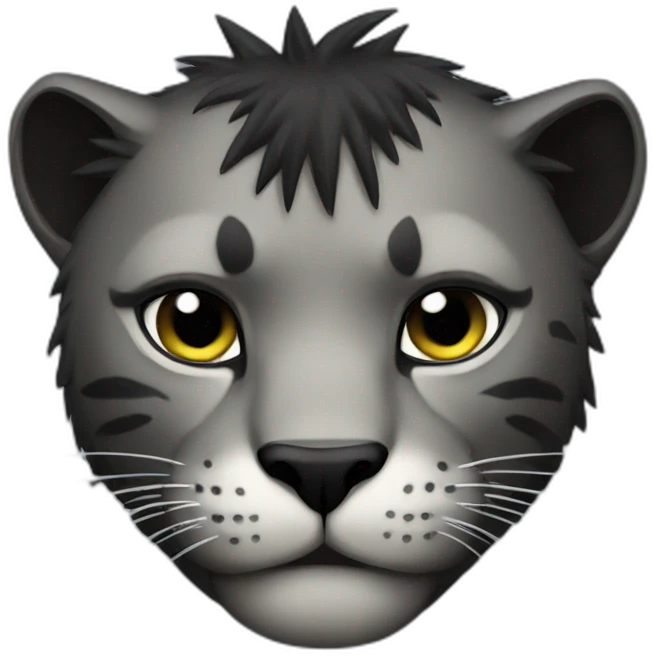 Punk panther emoji