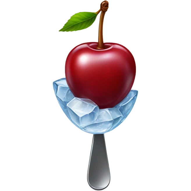 Cherry with ice emoji