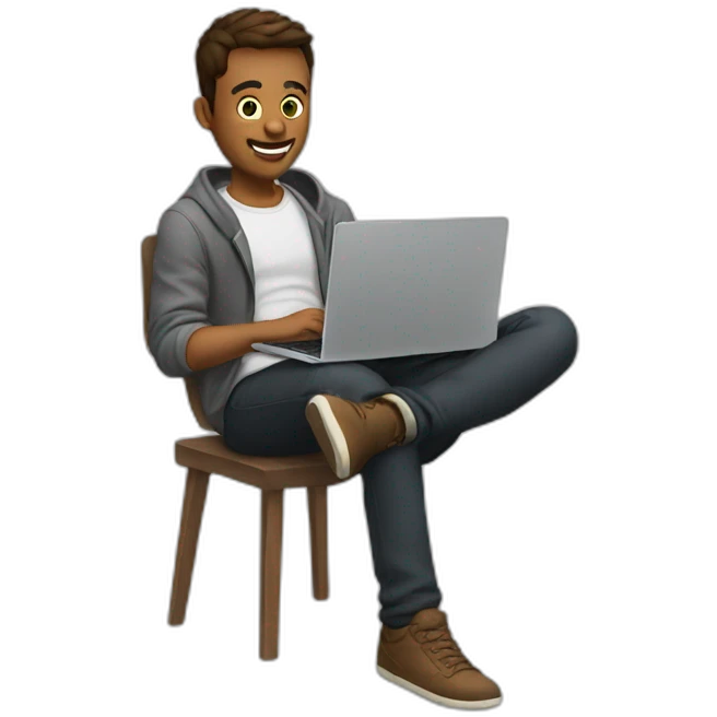 guy with laptop emoji