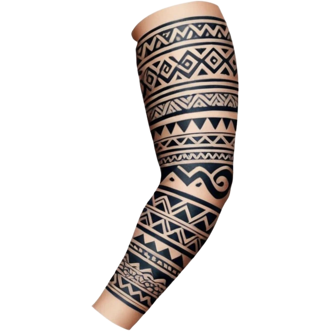 arm tatto emoji