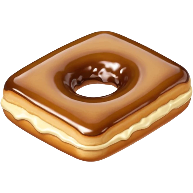 maple bar rectangular donut without a hole emoji