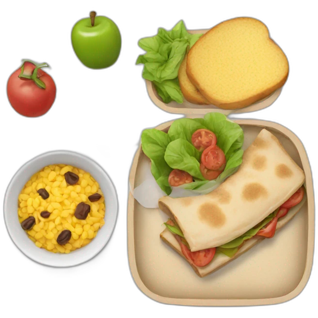 lunch emoji