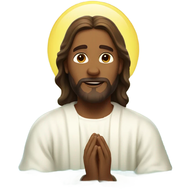 jesus being baptized emoji