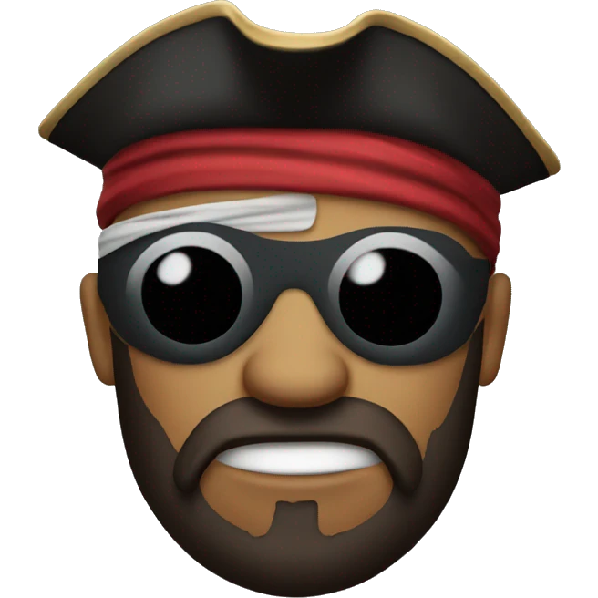 pirate with an eyepatch emoji