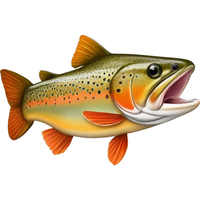 Cutthroat trout emoji