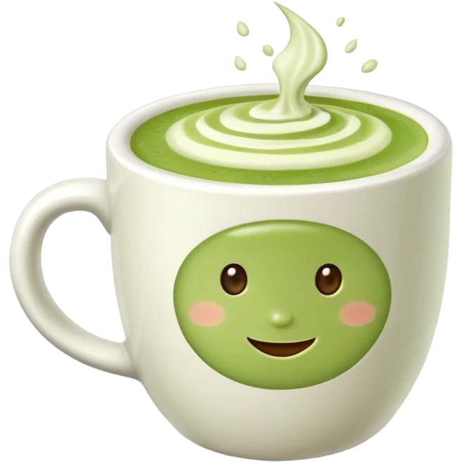 Matcha latte  emoji