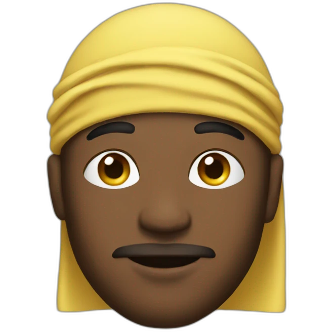 man with durag emoji