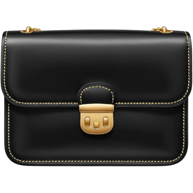 👜🖤 emoji