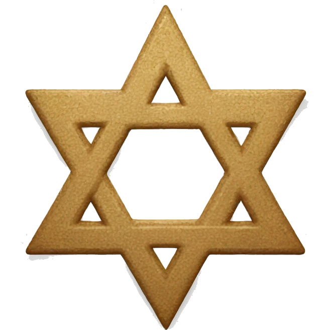 Star of David symbol  emoji