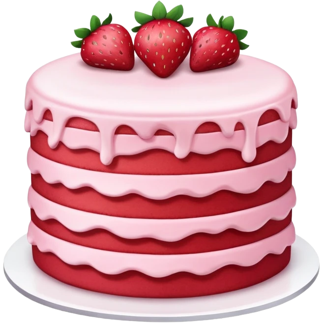 Strawberry Cake emoji