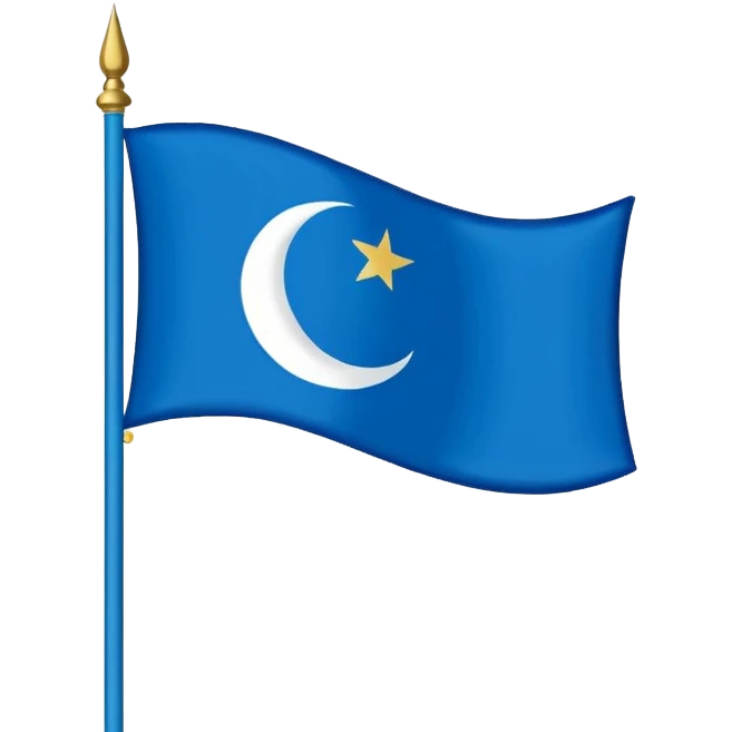 Turkstan flag emoji