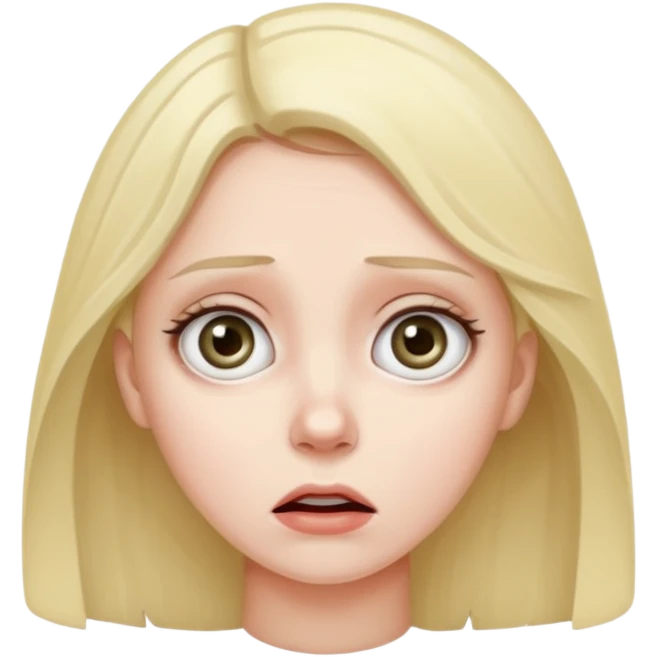 Woman having episode emoji