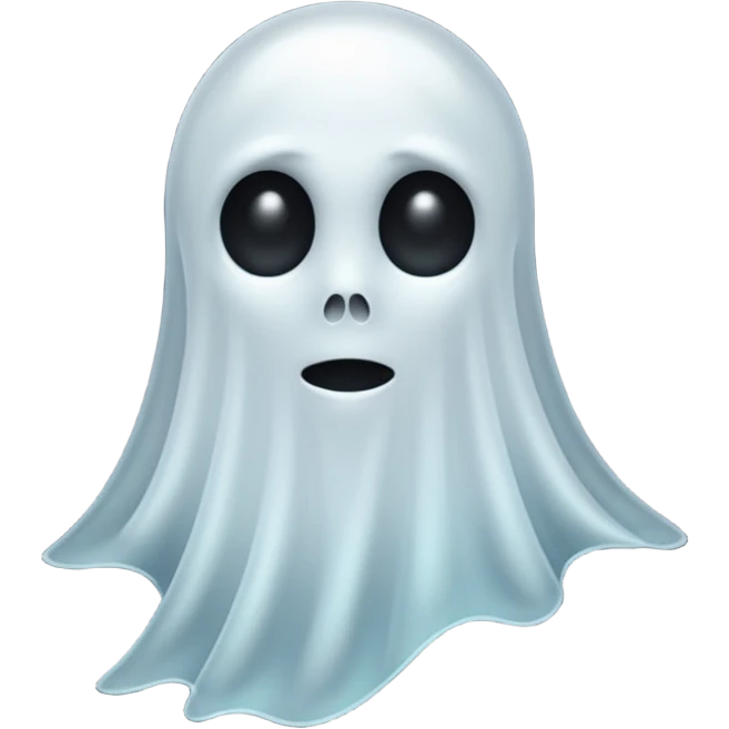ghost looking sideway emoji