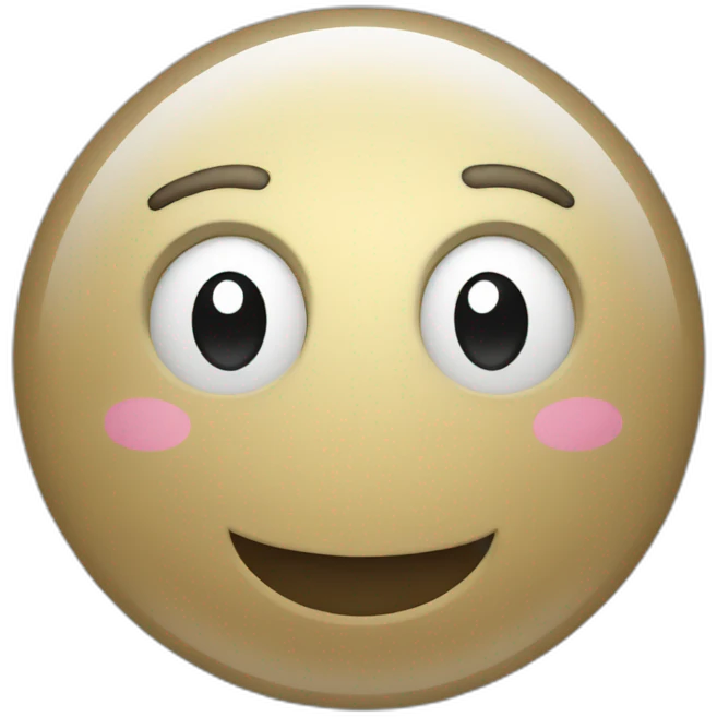 large circular balloon emoji