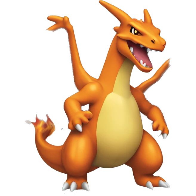 Pokemon Card of the Character Charizard emoji