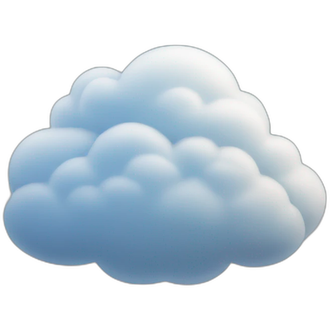 Cloud emoji