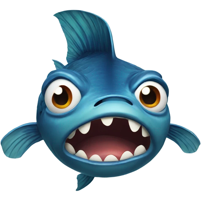 Angry fish  emoji