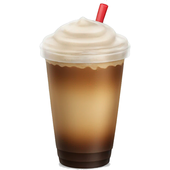 Ice coffee  emoji