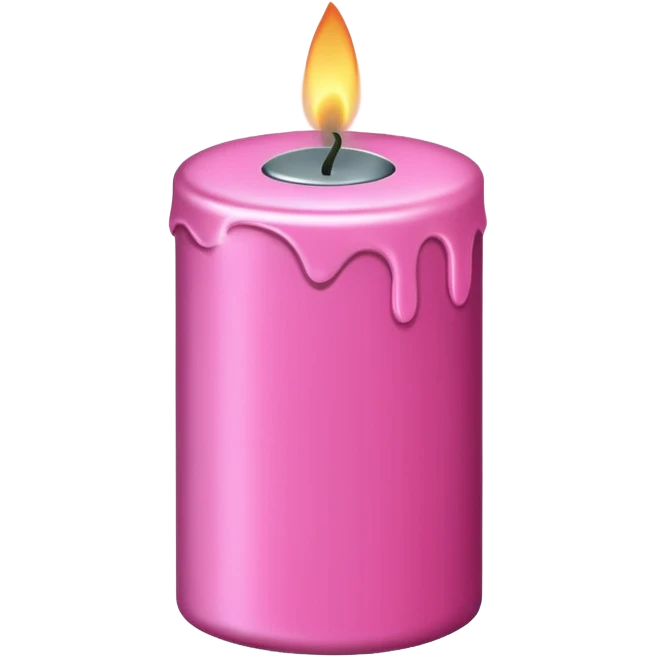 pink candle tin emoji