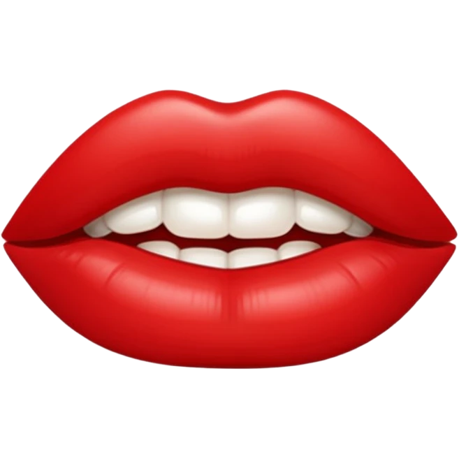 Kiss lips emoji