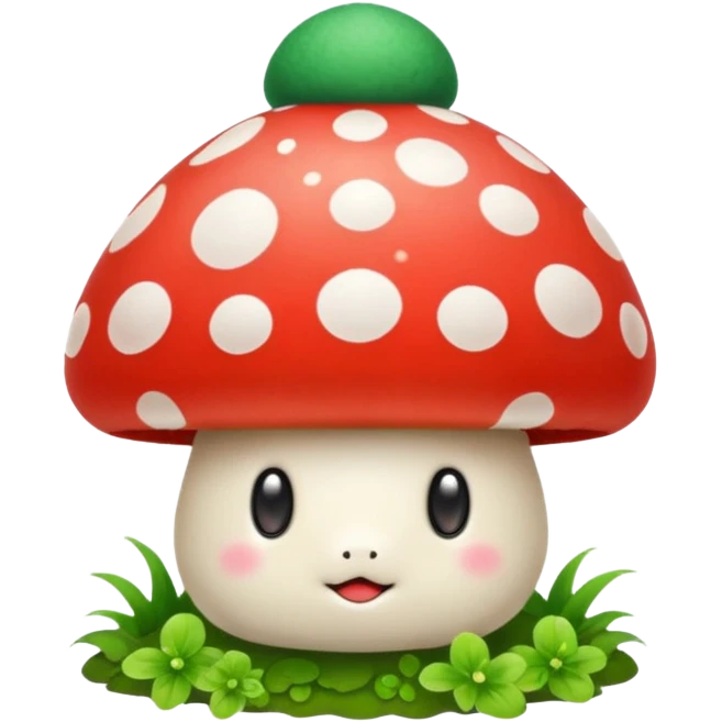 Mushroom pet emoji