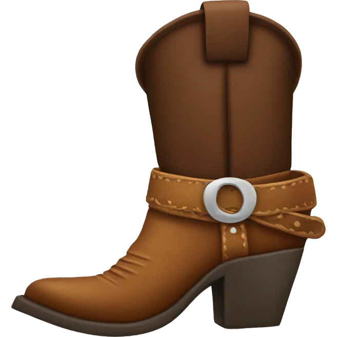 Cowboy boot emoji