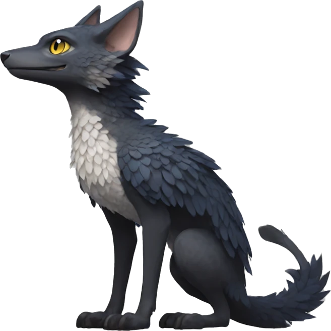 Cool Trico Nargacuga full body emoji