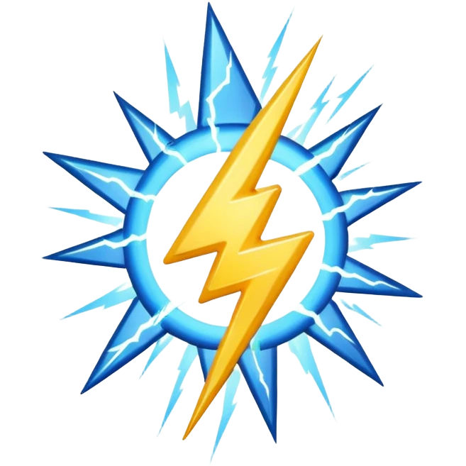 Lightning emoji