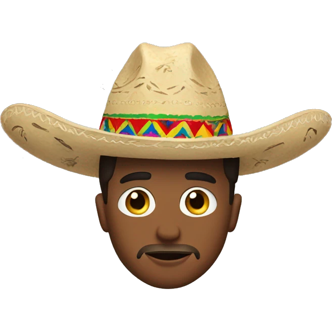 Josh Allen wearing a sombrero  emoji