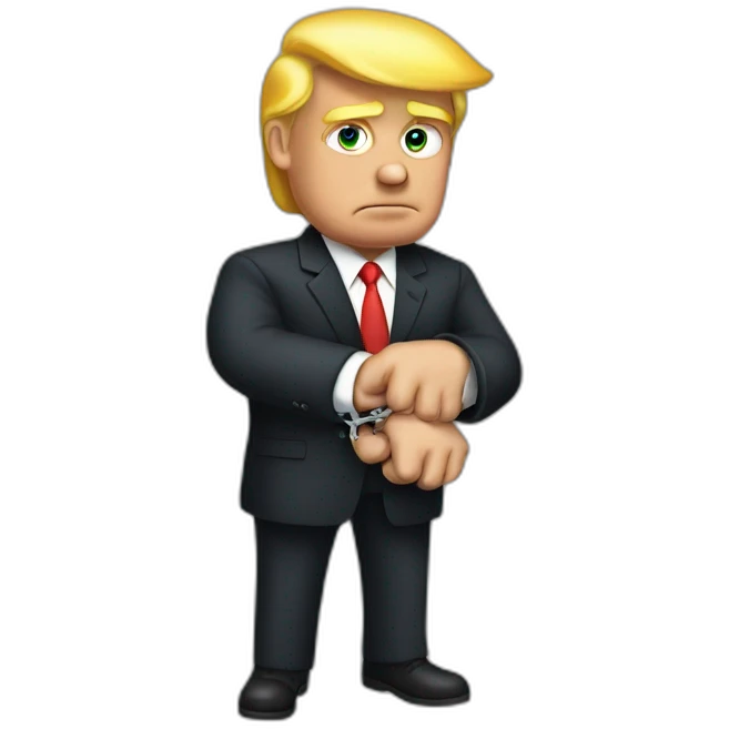 trump-in-handcuffs emoji