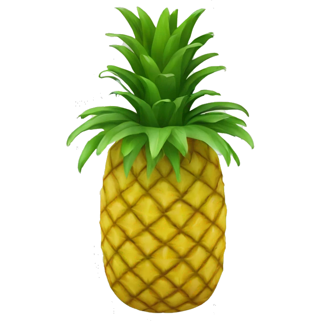 Upside down pineapple emoji