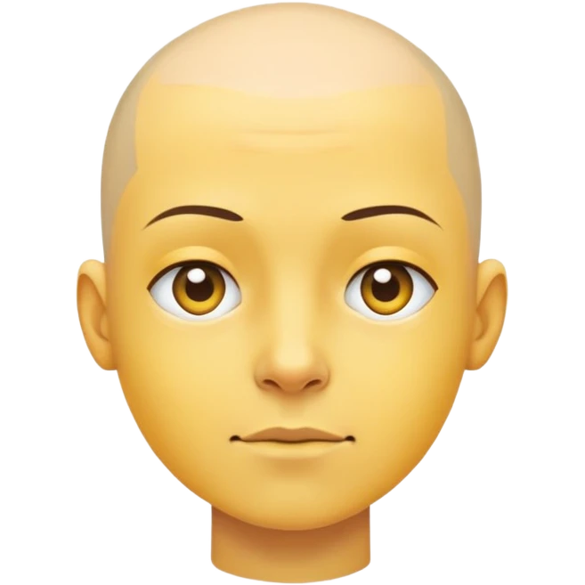 lemon-headed skinhead emoji