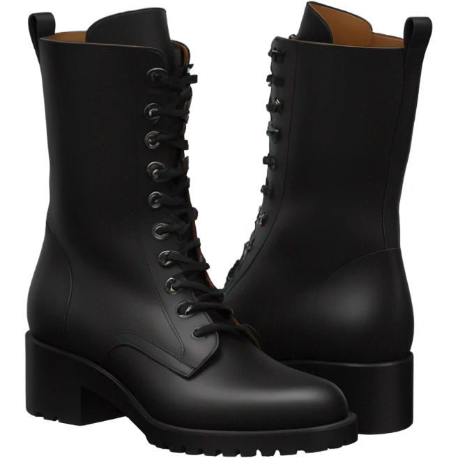 Black givenchy boots  emoji