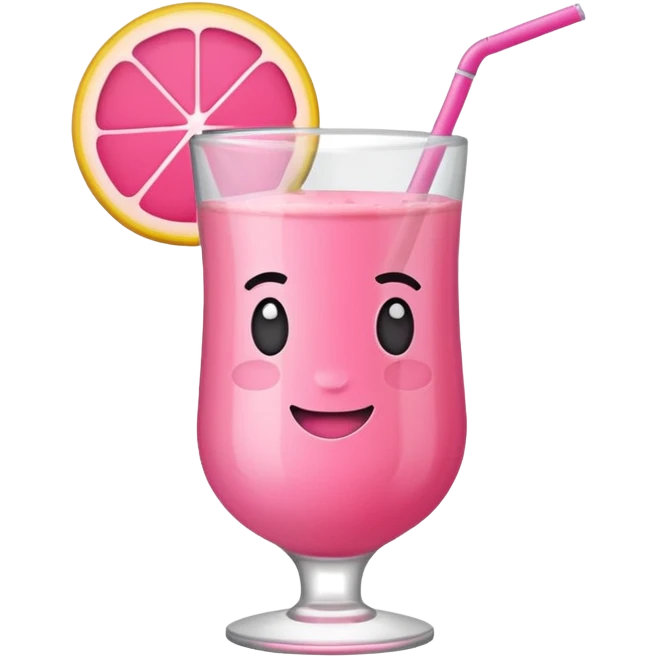 Pink lwmonade emoji