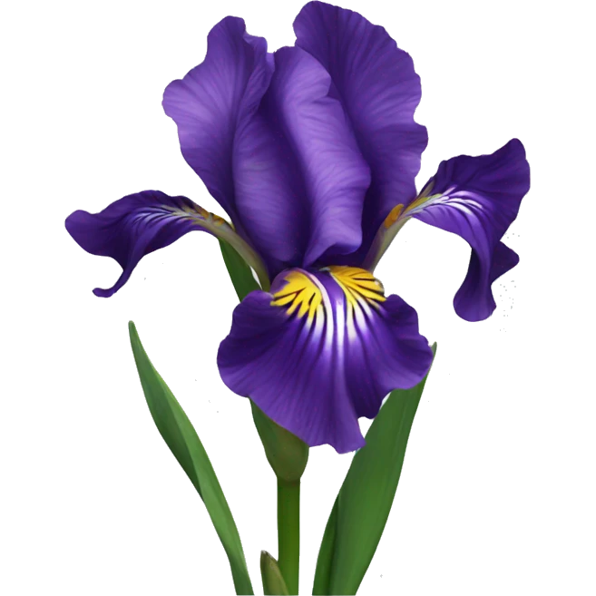 Iris flower emoji
