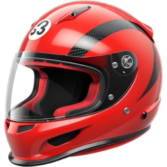 Formula racer helmet emoji