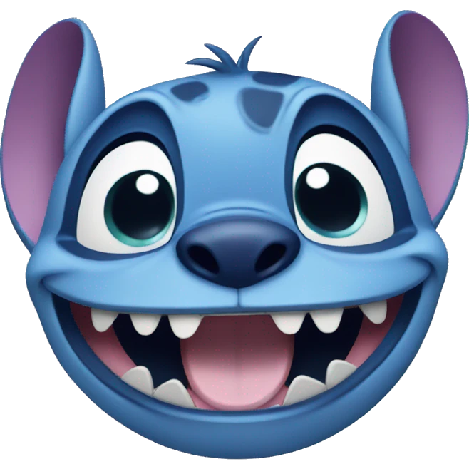 Smiling Stitch emoji