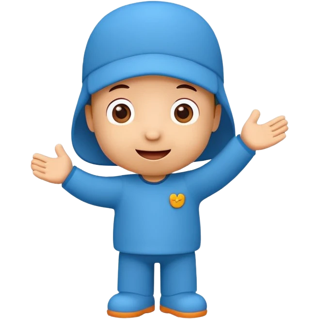 Dessin animé pocoyo emoji